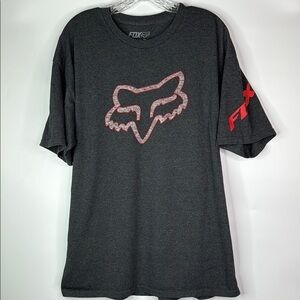 Fox Racing Gray Short Sleeve Tshirt Size XL
